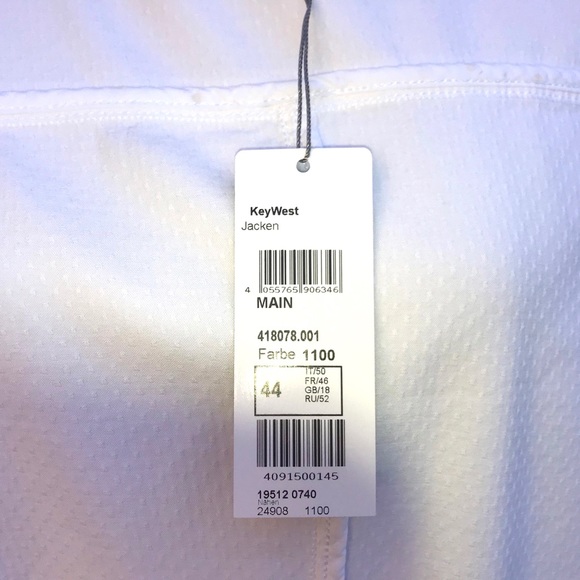 NWT NEW Designer Basler Key West White Jacket 12 - Picture 10 of 11